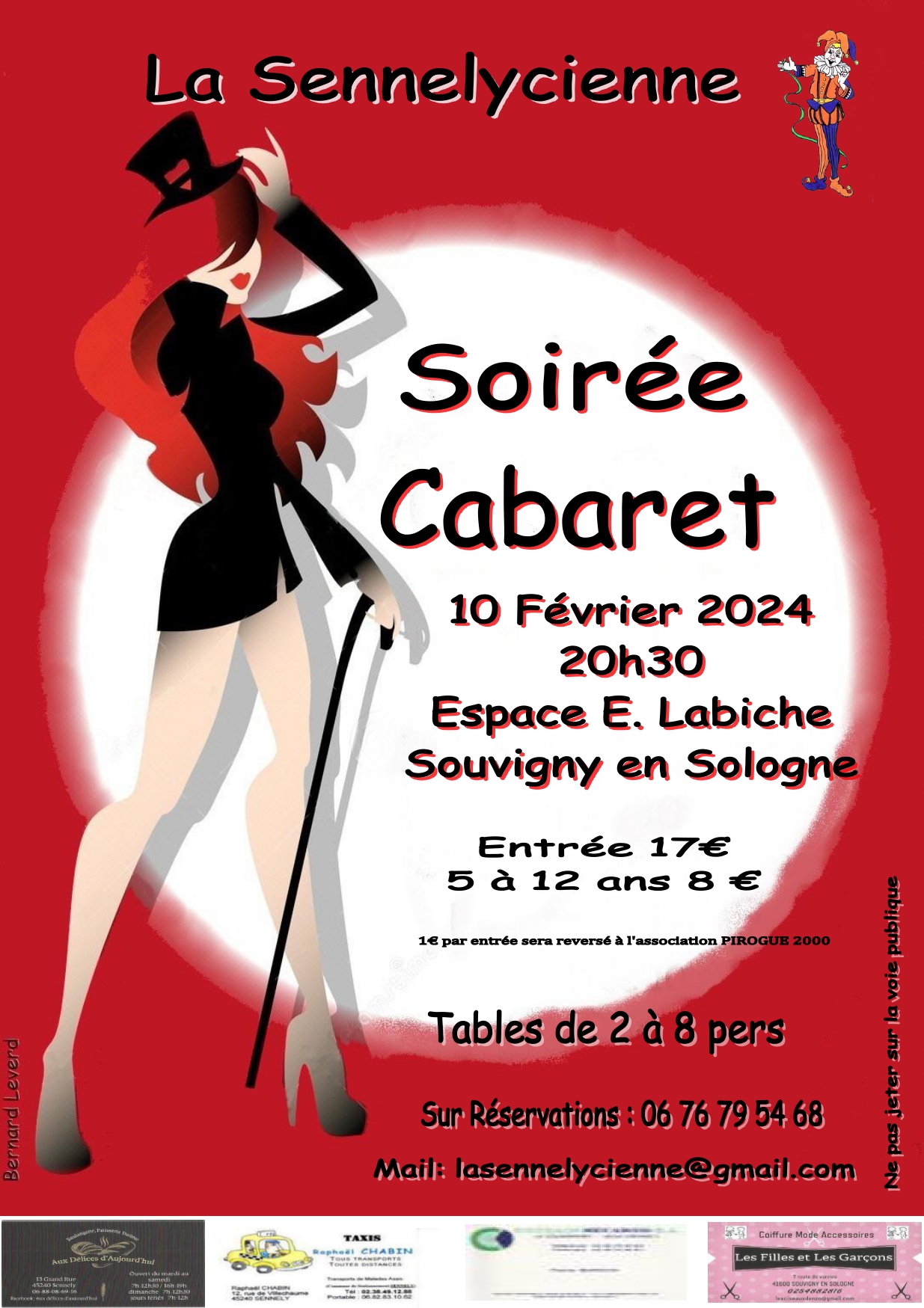 Soirée Cabaret La Sennelycienne - Commune de Sennely