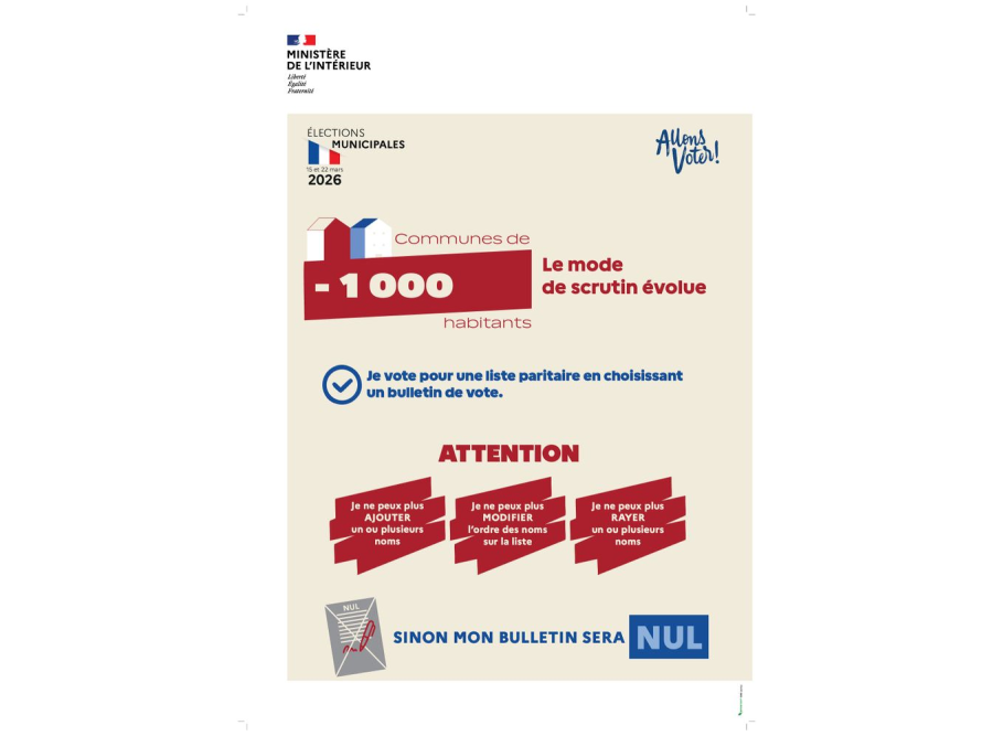 Information élections municipales