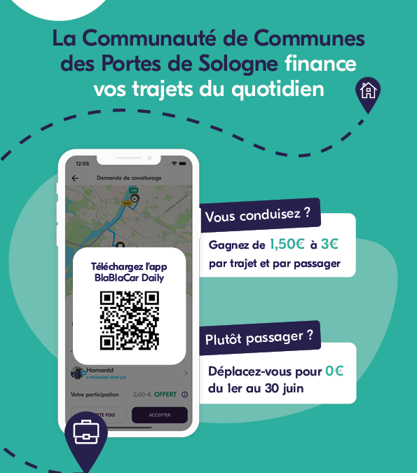 Gratuité des trajets en covoiturage avec BlaBlaCar Daily
